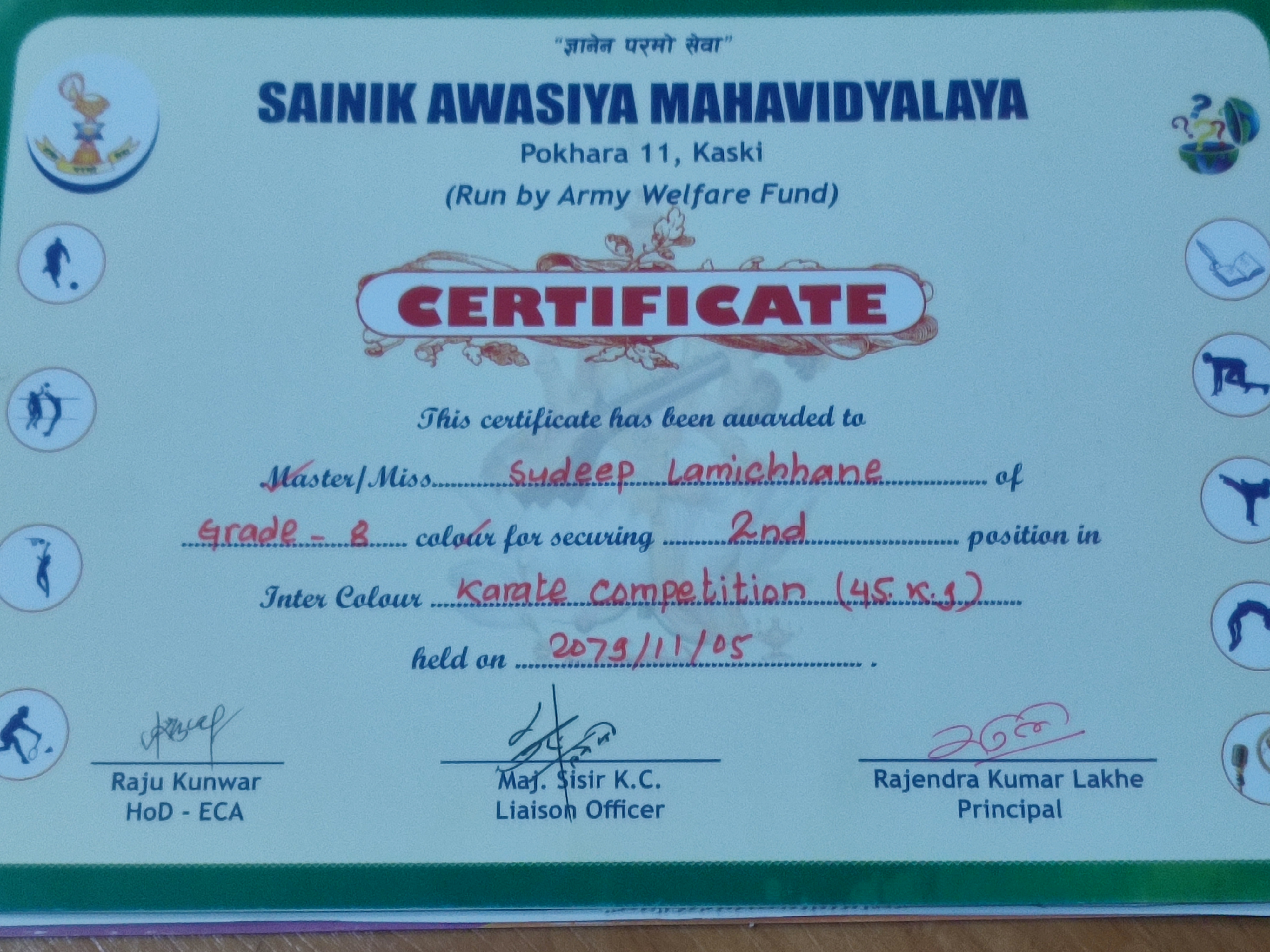 Certificate 4
