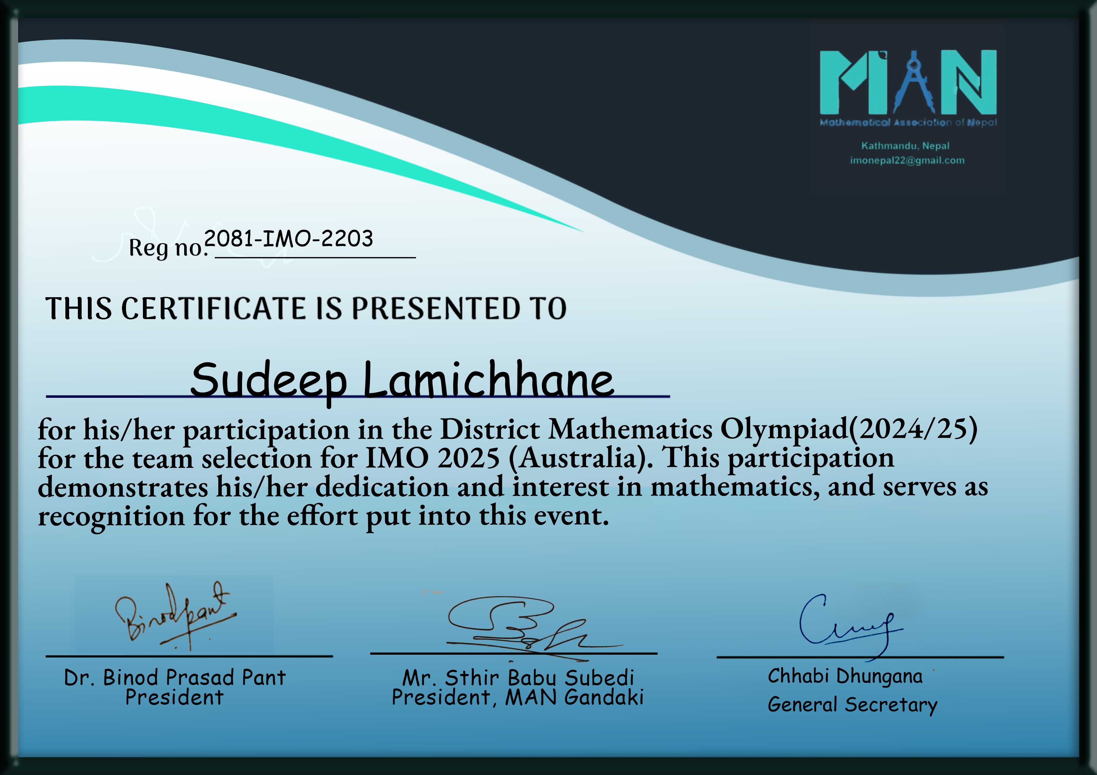 Certificate 4
