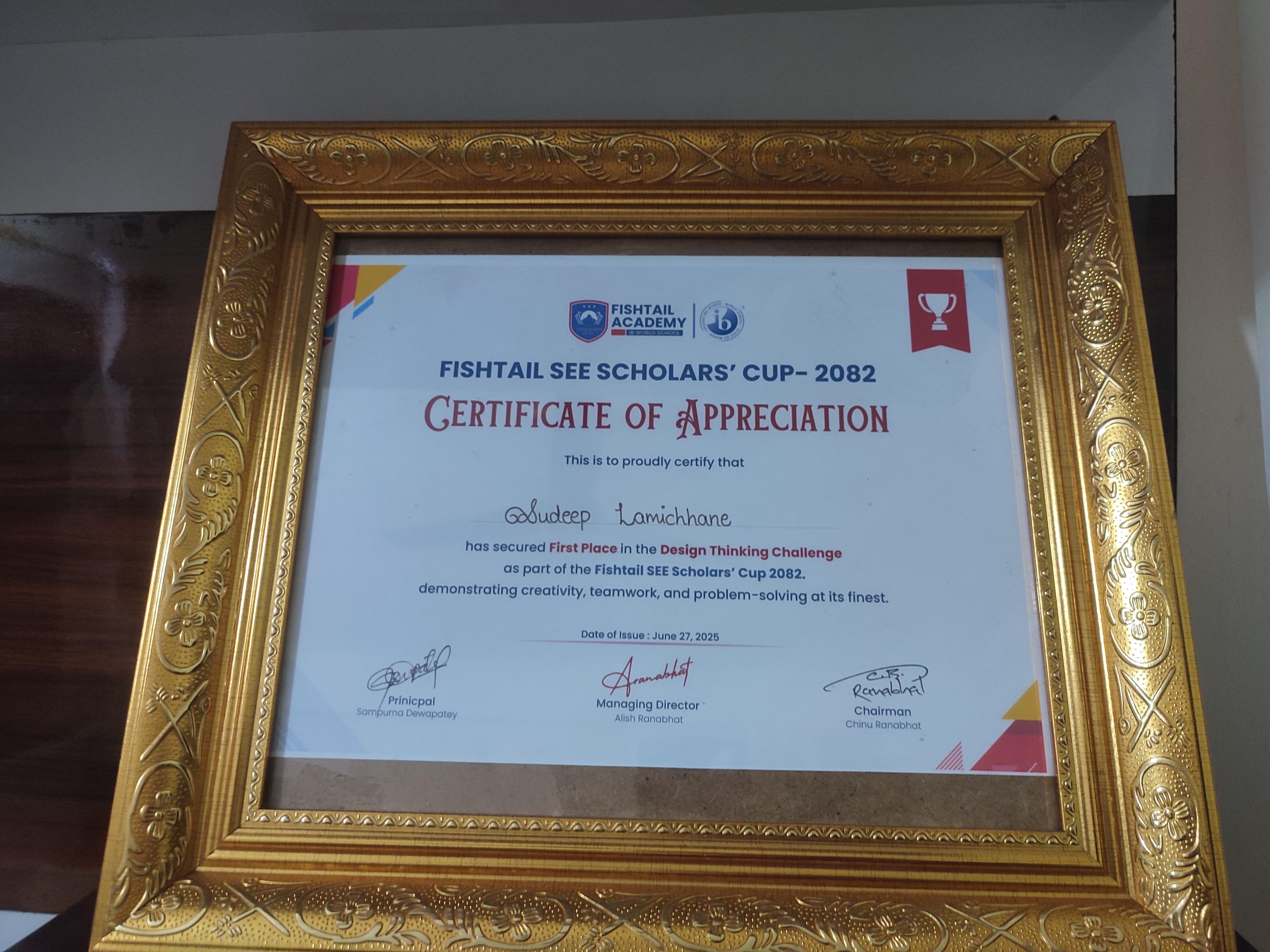 Certificate 4